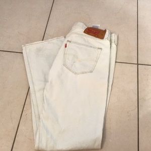 Men’s Levi’s jeans. White. PERFECT CONDITION!
